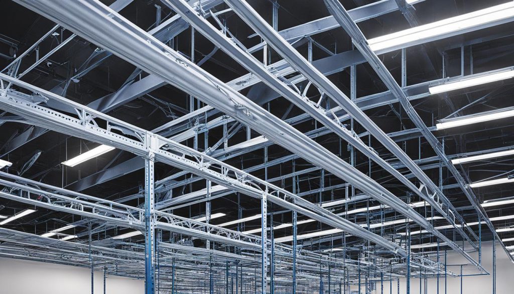 Unistrut support structure